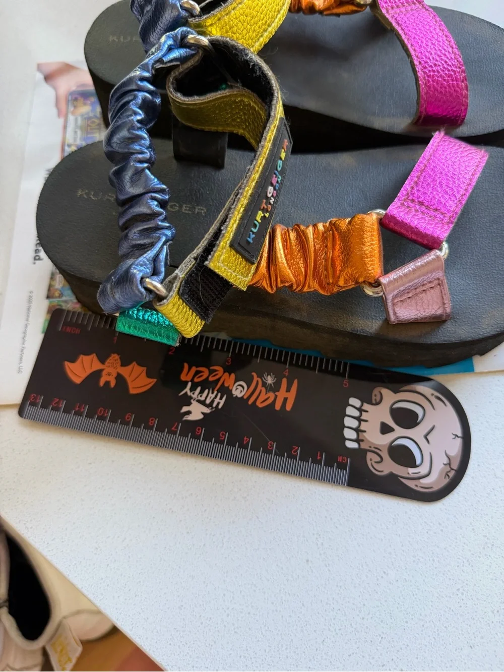 Kurt Geiger Kids Metallic Multi-Color Sandals